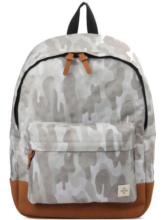 Sun + Stone Mens Riley Canvas Camouflage Backpack