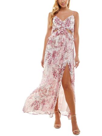 Juniors floral maxi cheap dresses