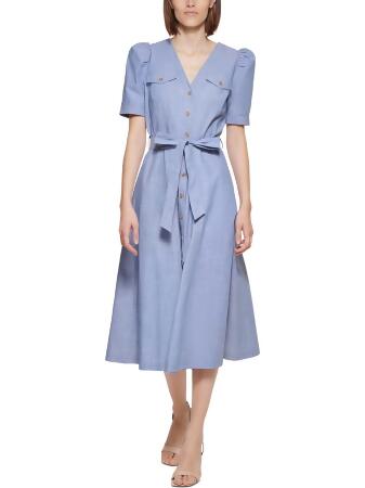 Calvin klein chambray dress clearance