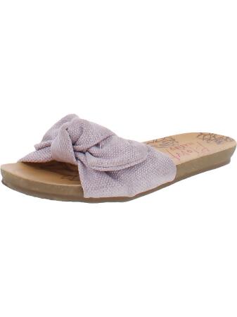 Blowfish Girls Gett Padded Insole Bow Slide Sandals 