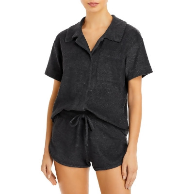Year of Ours Womens Terry Collared Button-Up 