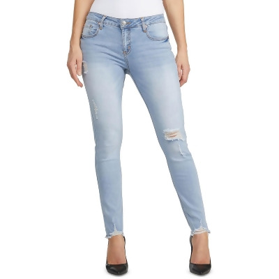 Numero Womens Denim Cropped Skinny Jeans 