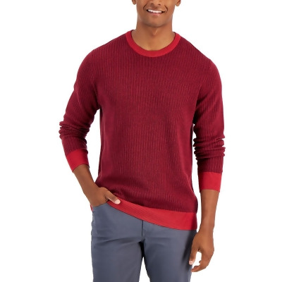 Club Room Mens Knit Crew Neck Pullover Sweater 