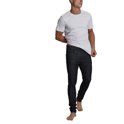 Cotton On Mens Dark Wash Mid-Rise Skinny Jeans 