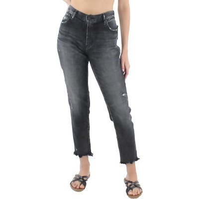 Moussy Vintage Womens Checotah Distressed Mid Rise Skinny Jeans 