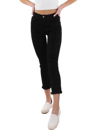DSTLD Womens High Waist Skinny Bootcut Jeans 