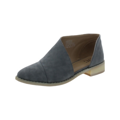 Journee Collection Womens Faux Leather Slip On D'Orsay 
