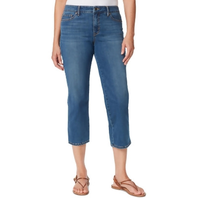Gloria Vanderbilt Womens Slimming Mid Rise Cropped Jeans 