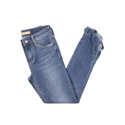 Joe's Jeans Womens The Icon Mid-Rise Distressed Skinny Jeans 