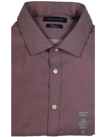 Tommy hilfiger men's top athletic fit dress shirt
