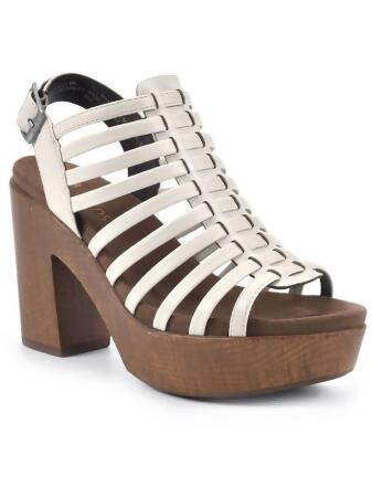 White Mountain Womens Astonish Strappy Caged Gladiator Sandals