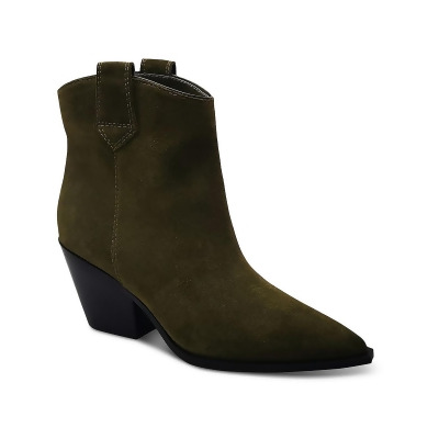 Kenneth Cole New York Womens Kara Suede Pointed Toe Ankle Boots 