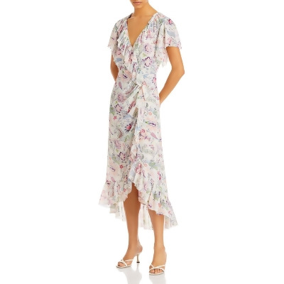 Cinq a Sept Womens Sheilla Printed Long Slip Dress 