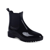 INC Womens Rylien Patent Pull On Rain Boots