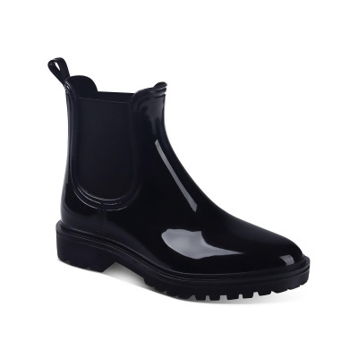 INC Womens Rylien Patent Pull On Rain Boots 
