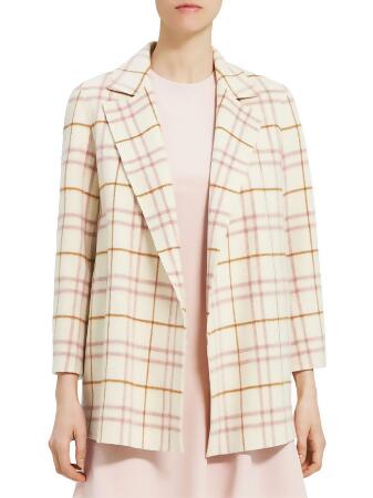 Theory best sale plaid blazer