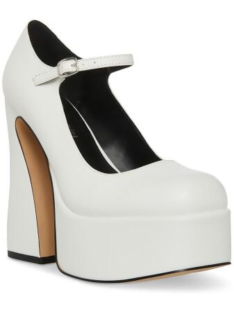 MADDEN GIRL Womens Ivory Comfort Symbol Pointed Toe Block Heel Slip On  Dress Pumps Shoes 10 M - Walmart.com