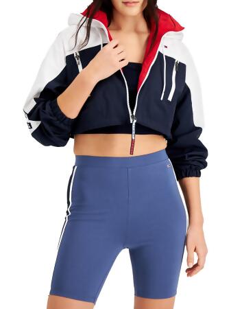 Crop top new arrivals windbreaker jacket