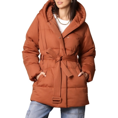 Avec Les Filles Womens Quilted Cold Weather Puffer Jacket 