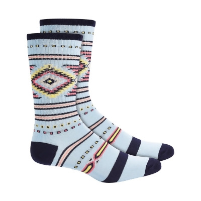 Sun + Stone Mens Aztec Print Comfort Crew Socks 