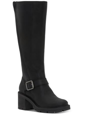 Lucky Brand Womens Scoty Leather Knee High Boots