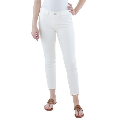 Moussy Vintage Womens Mid Rise Released Hem Skinny Jeans 