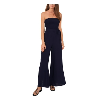1.State Womens Smocked Strapless Jumpsuit 