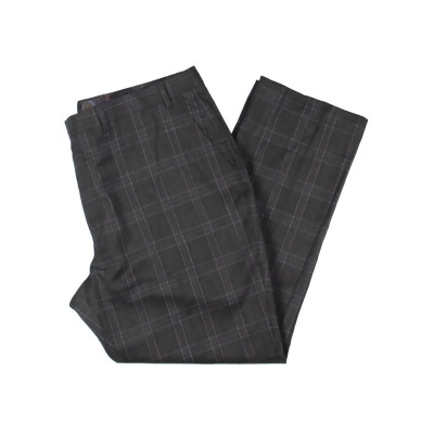 Tayion By Montee Holland Mens Plaid Classic Fit Suit Pants 