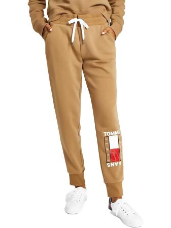 Tommy Jeans Womens Fleece Sweatpants Jogger Pants