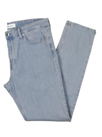 Calvin Klein Jeans Mens Denim Light Wash Skinny Jeans 