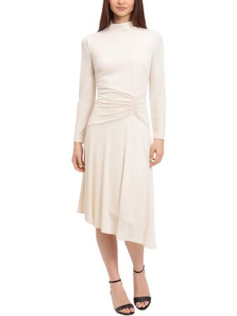 Maggy london ruched waist midi dress sales