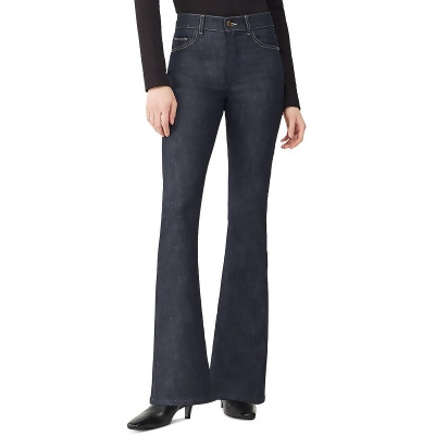DL1961 Womens Bridget High Rise Coated Bootcut Jeans 