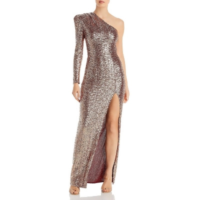 Bronx And Banco Womens Galaxy Sequined Maxi Evening Dress 