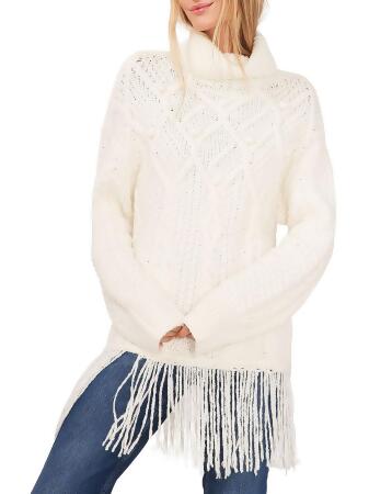 Vince camuto cable stitch funnel neck sweater cheap