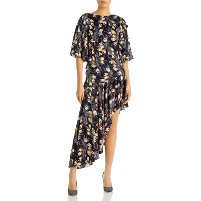 Cinq a Sept Womens Kossa Silk Hi-Low Cocktail and Party Dress 