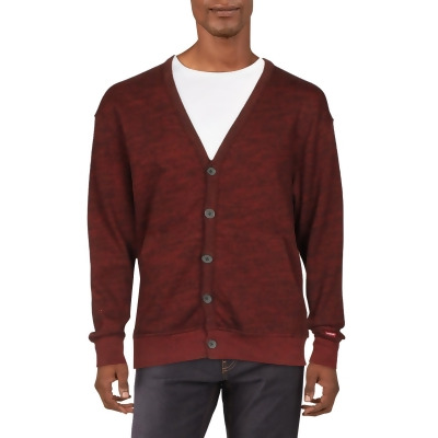 Levi's Mens Button-Down Marled Cardigan Sweater 