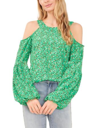Cece cold clearance shoulder ruffle blouse