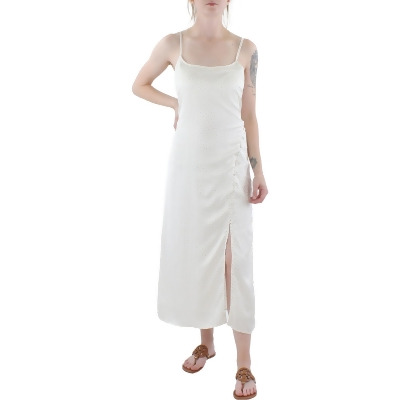 1.State Womens Bon Voyage Button Detail Long Slip Dress 