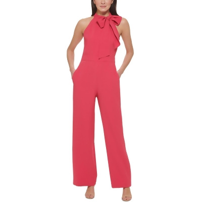 Vince Camuto Womens Crepe Bow Jumpsuit 