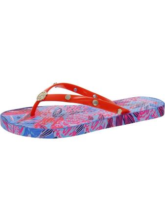 Lilly pulitzer flip flops clearance