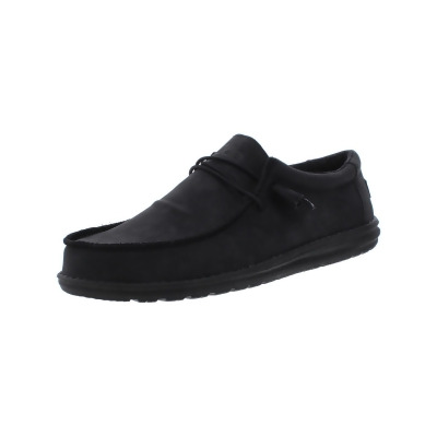 Hey Dude Mens Wally Leather Slip On Loafers 
