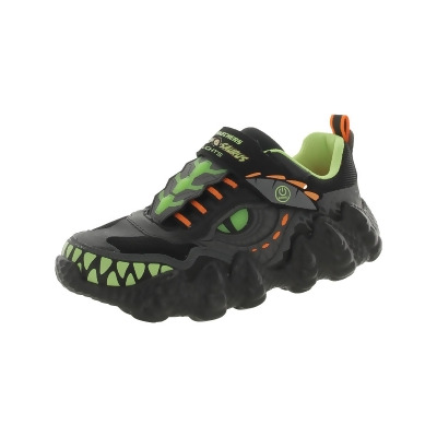 Skechers Boys Dino-Tracker Slip On Comfort Light-Up Shoes 
