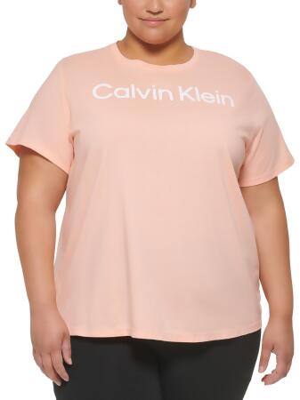 Calvin klein performance plus size tops online