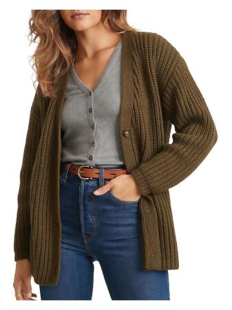 Oversized button clearance front cardigan