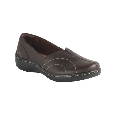 Clarks Womens Cora Meadow Leather Arch Support Flats Shoes 