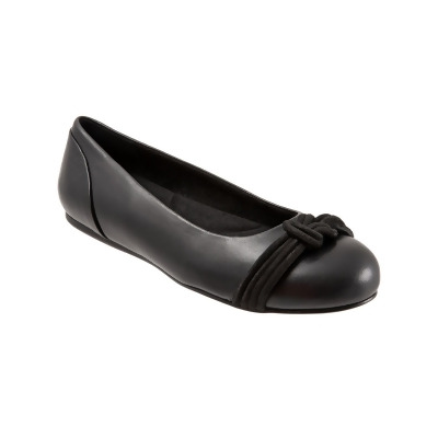 SoftWalk Womens SONOMA KNOT Faux Leather Slip-On Ballet Flats 