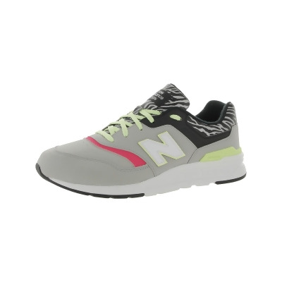New Balance Girls 997 Faux Leather Performance Running Shoes 