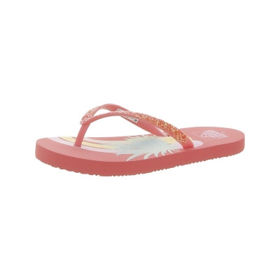Reef Girls Stargazer Print Glitter Thong Sandals 