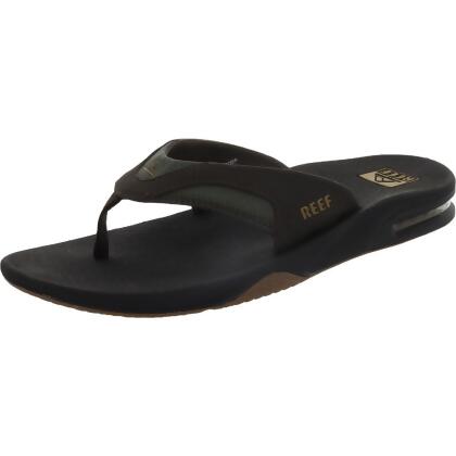 Men's fanning thong top sandals with bottle opener