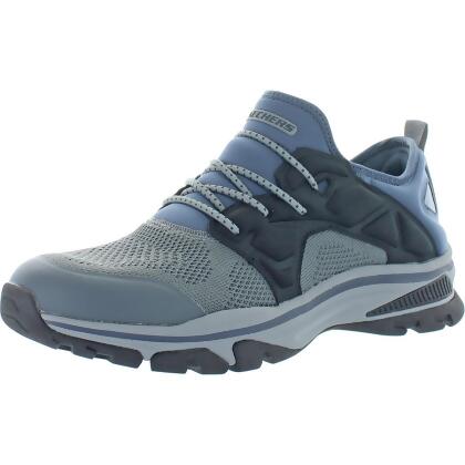 skechers mens grey trainers